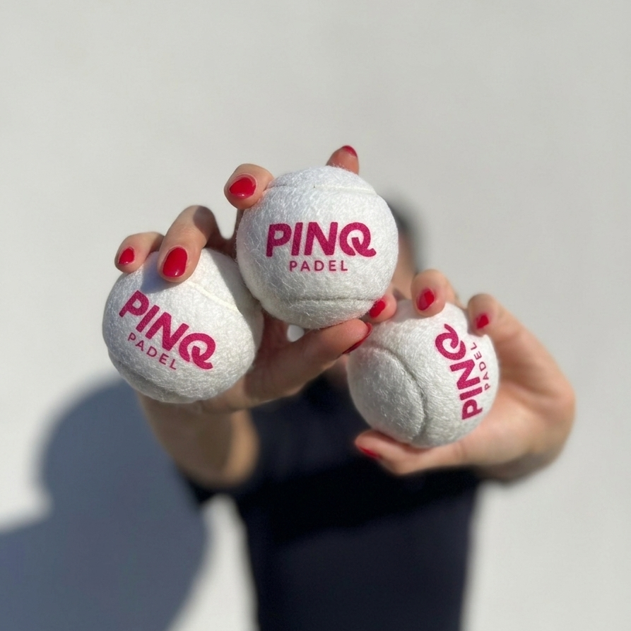 PINQ Padel Balls - White - Triple Pack (3x3 balls)