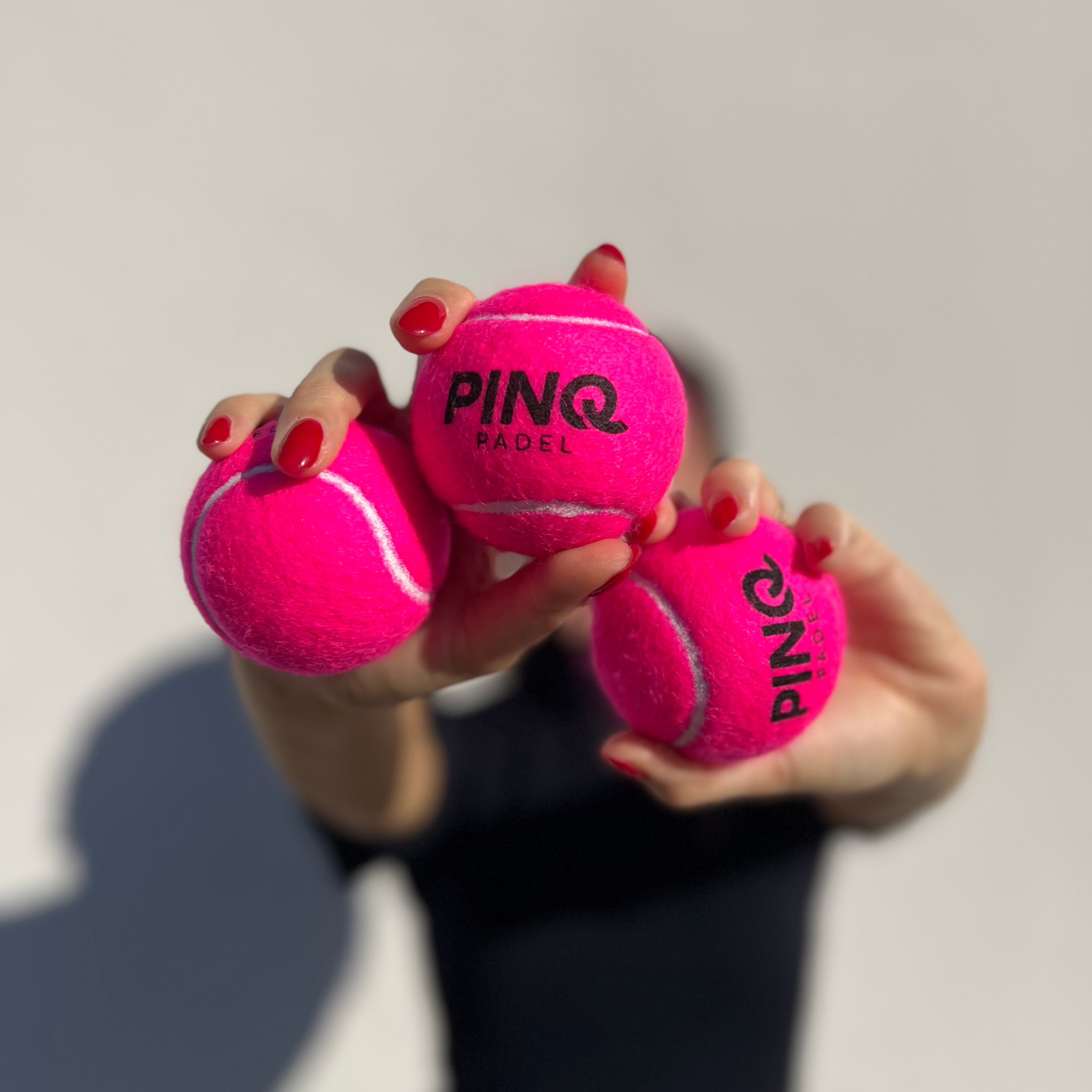 PINQ Pink Padel Balls - Triple Pack (3x3 balls)