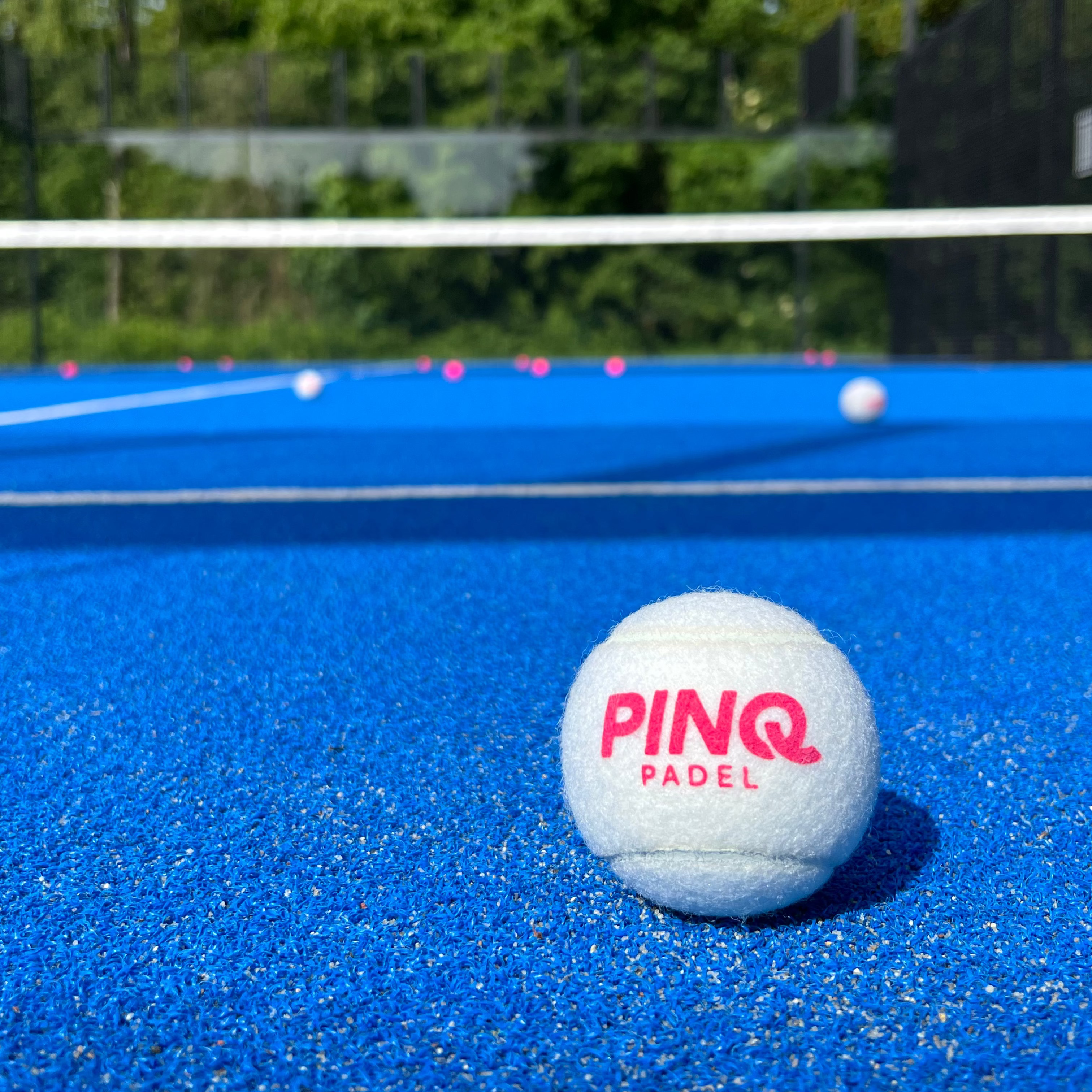 PINQ Padel Balls - White - Single Can (1x3 balls)