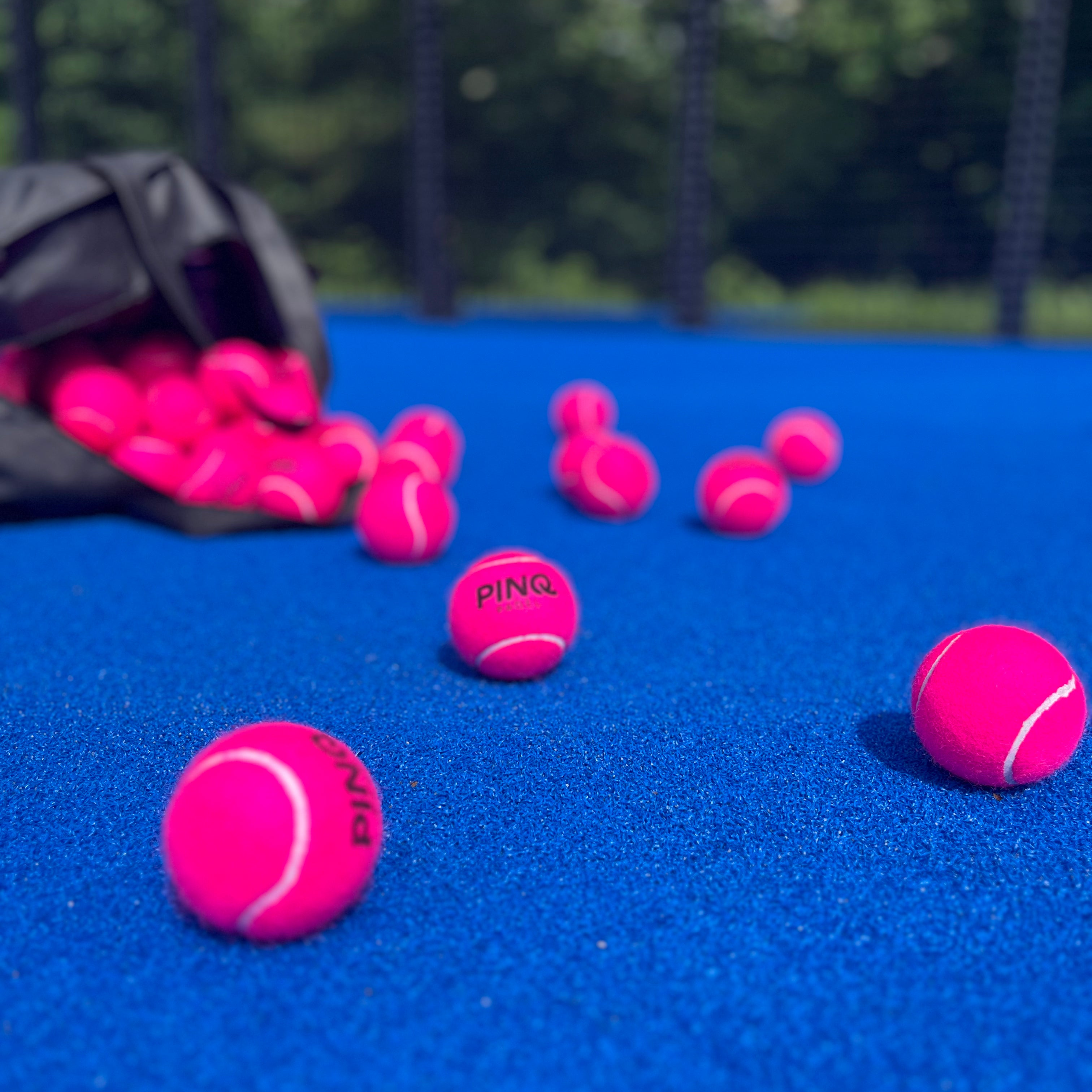 PINQ Padel Balls - Pink - Single Can (1x3 balls)