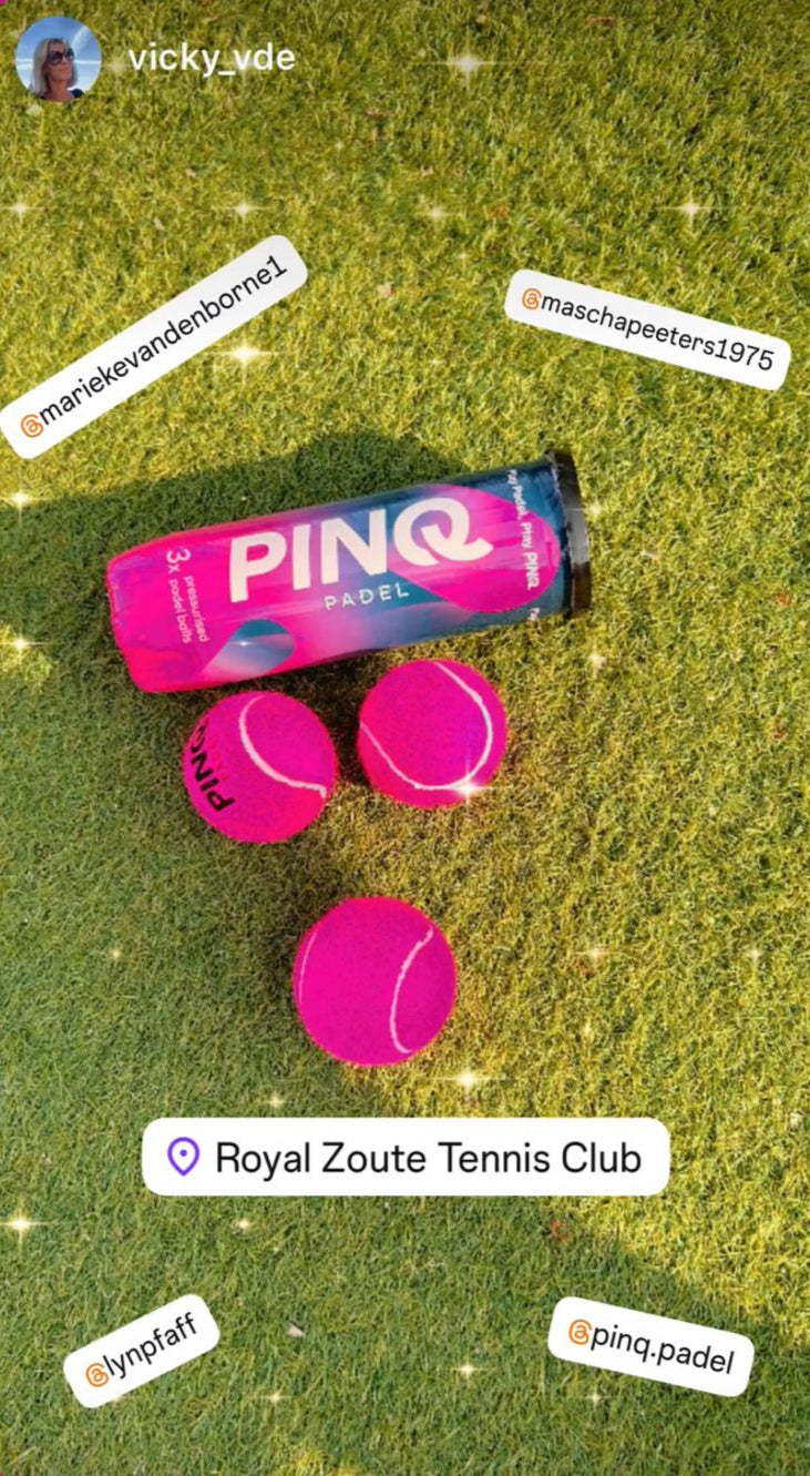 PINQ Padel - pink padel balls for you