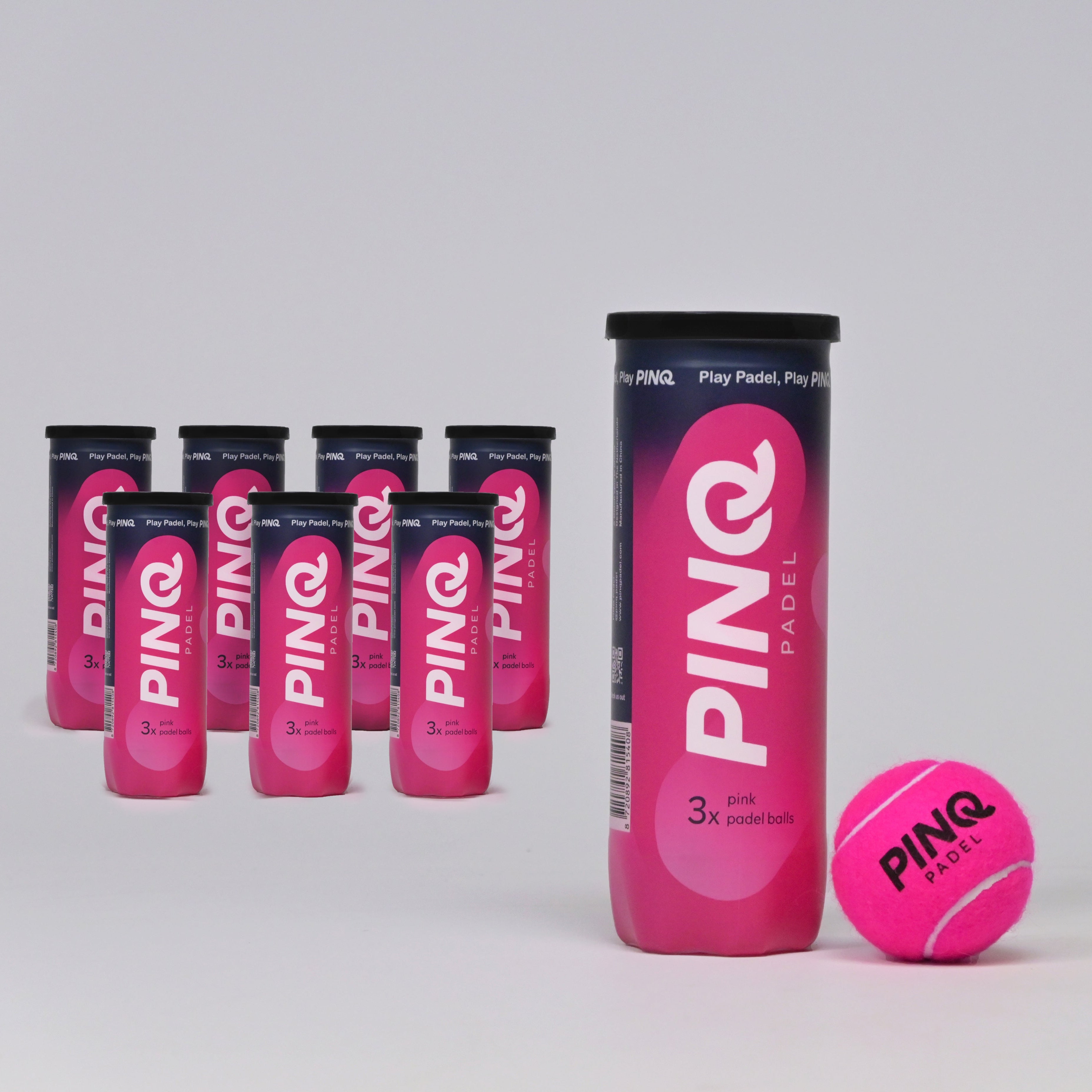 PINQ Padel Balls - Octa Pack (8x3 balls)
